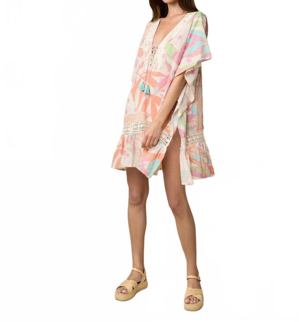 NEW Z&L EUROPE irvine tunic in pink multi